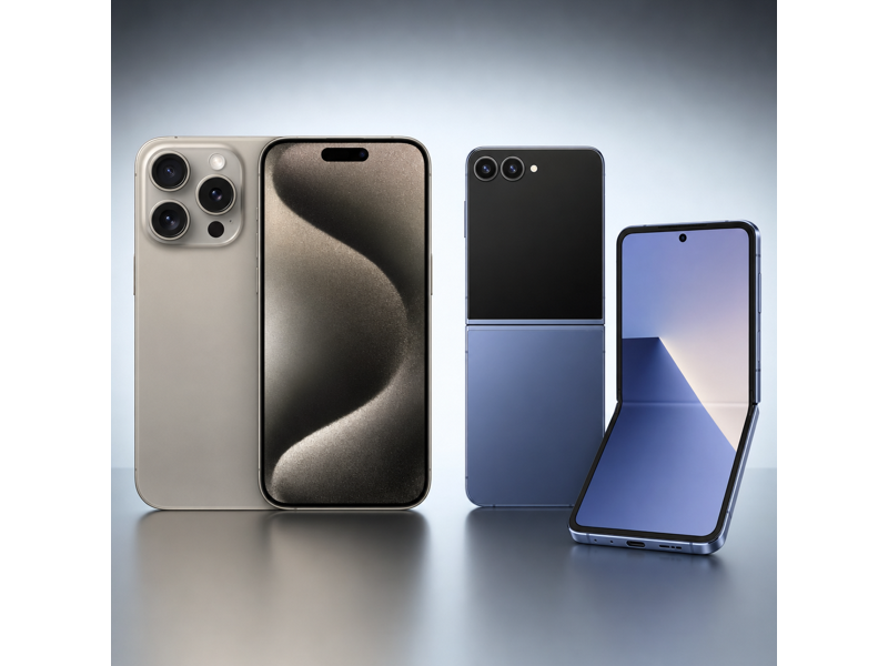 iphone 15 pro max vs galaxy z flip7