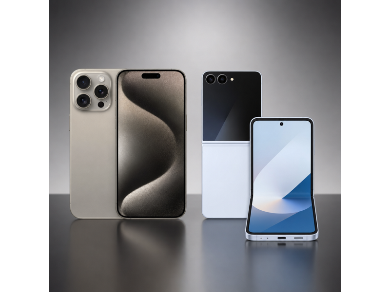 iphone 15 pro max vs galaxy z flip7 fe