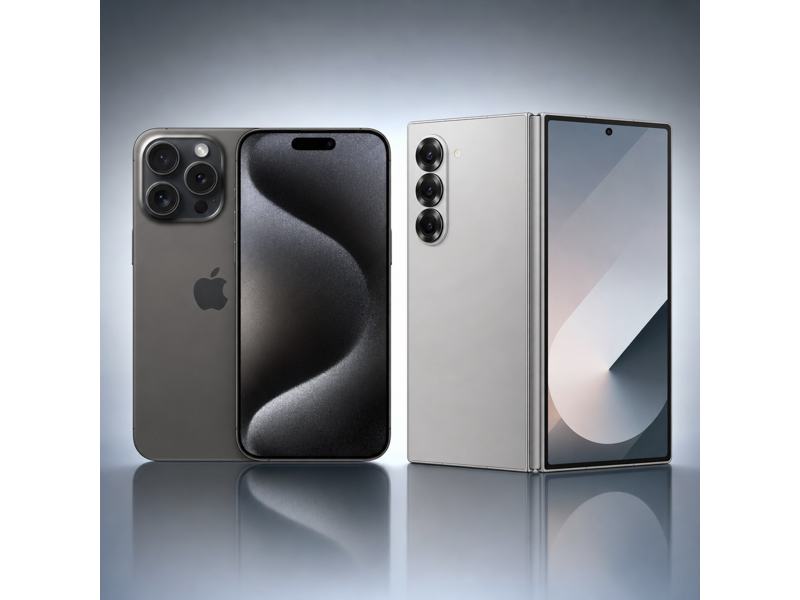 iphone 15 pro max vs galaxy z fold6