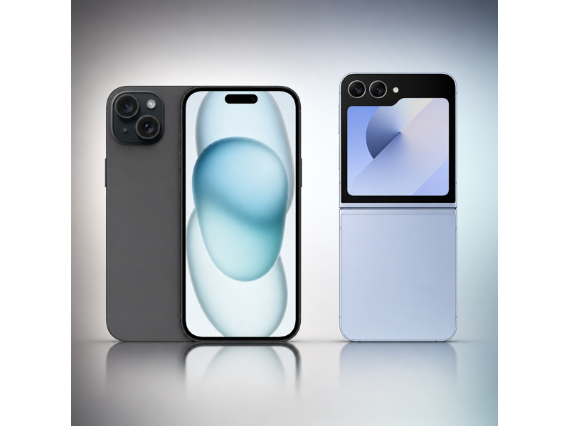 iphone 15 vs galaxy z flip6