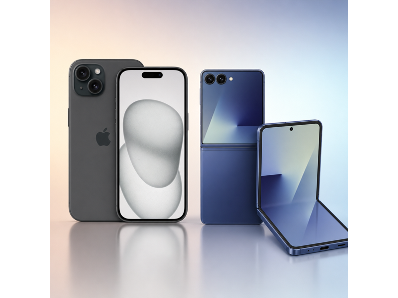 iphone 15 vs galaxy z flip7