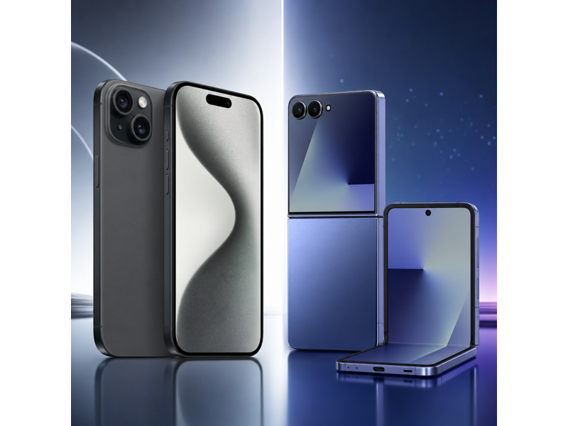 iphone 15 vs galaxy z flip7 camera comparison
