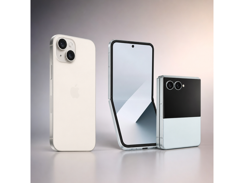 iphone 15 vs galaxy z flip7 fe