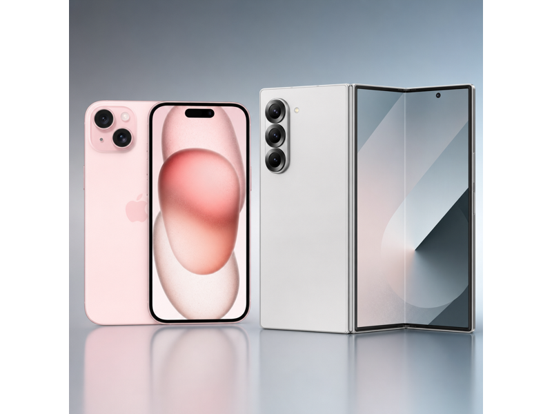 iphone 15 vs galaxy z fold6