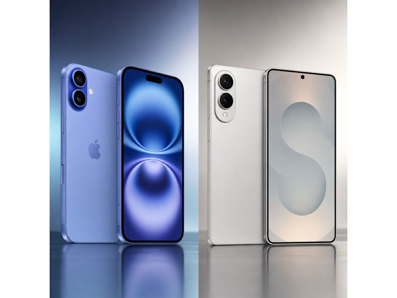 iphone 16 plus vs galaxy s25 edge camera comparison