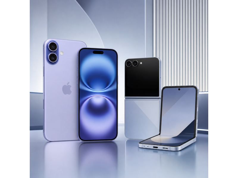 iphone 16 plus vs galaxy z flip6 camera comparison