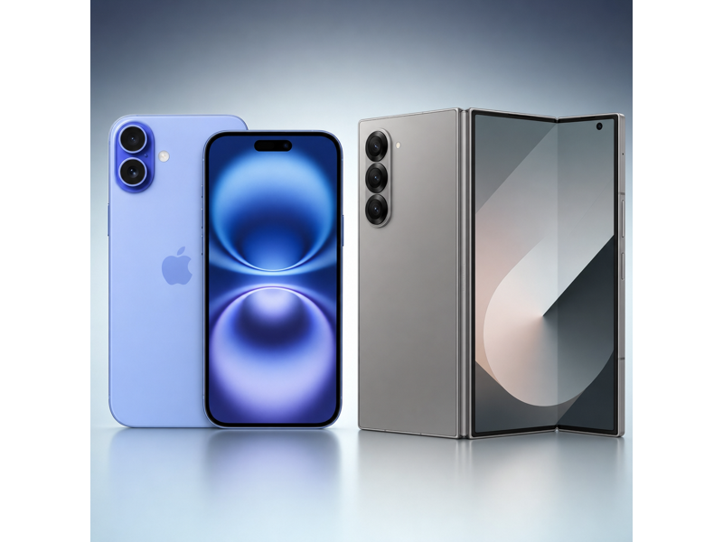 iphone 16 plus vs galaxy z fold6