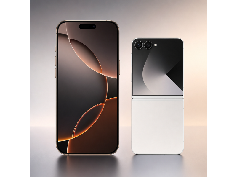 iphone 16 pro max vs galaxy z flip7 fe