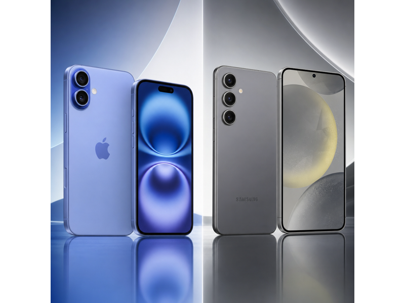 iphone 16 vs galaxy s24 fe camera comparison