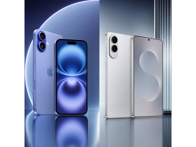 iphone 16 vs galaxy s25 edge camera comparison