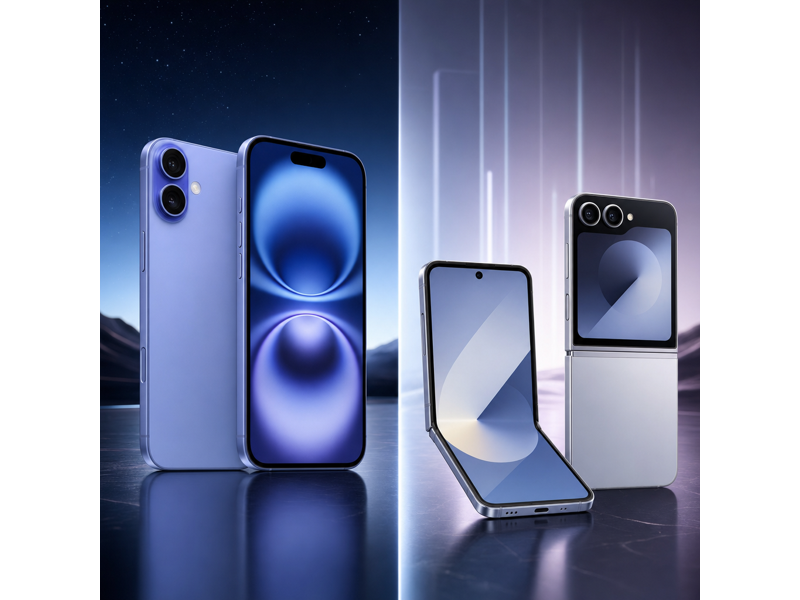 iphone 16 vs galaxy z flip6 camera comparison