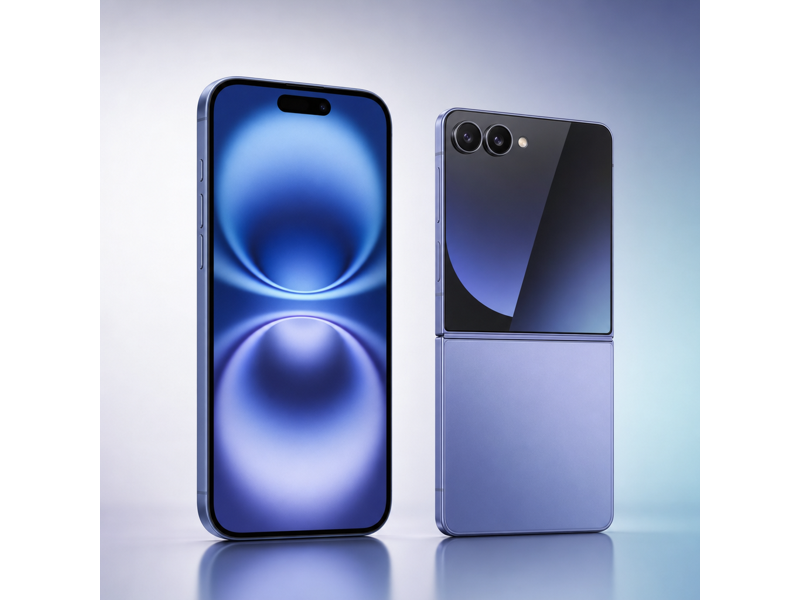 iphone 16 vs galaxy z flip7