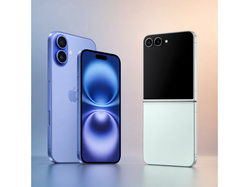 iphone 16 vs galaxy z flip7 fe