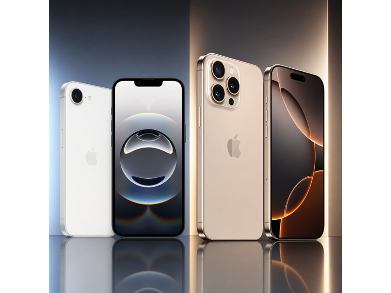 iphone 16e vs iphone 17 pro max camera comparison