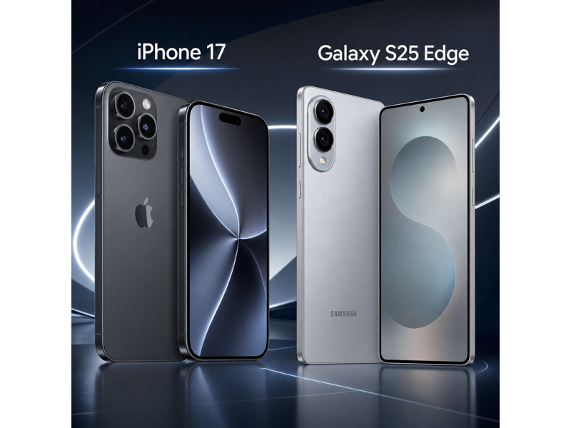 iphone 17 vs galaxy s25 edge camera comparison