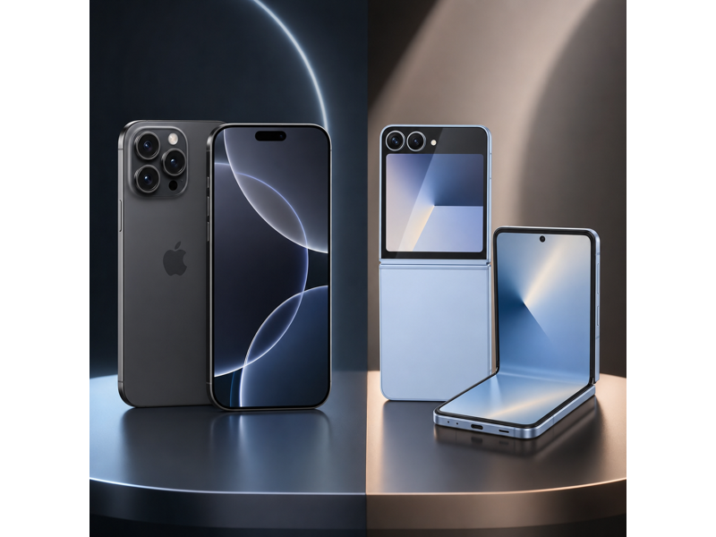 iphone 17 vs galaxy z flip7 fe camera comparison