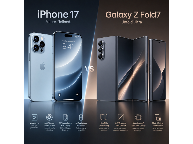 iphone 17 vs galaxy z fold7 camera comparison