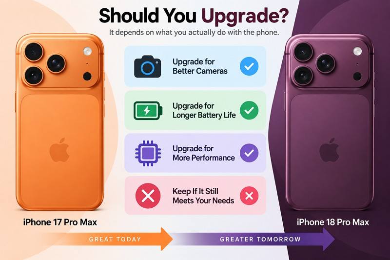 upgrade iphone 18 pro max