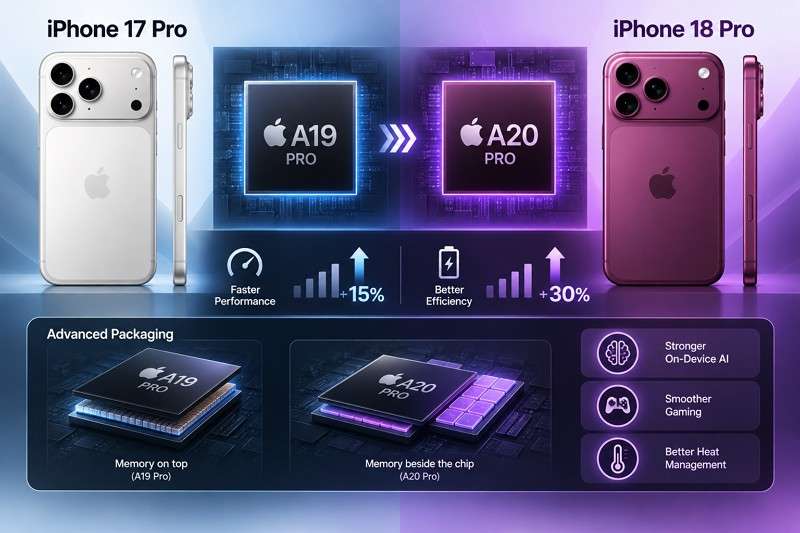 iphone 18 pro vs 17 pro chip details