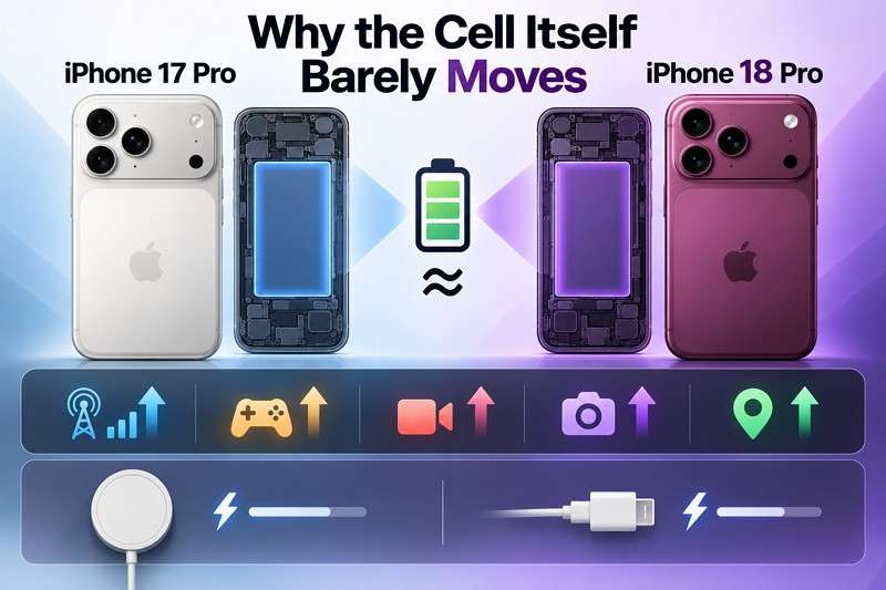 iphone 18 pro and 17 battery details