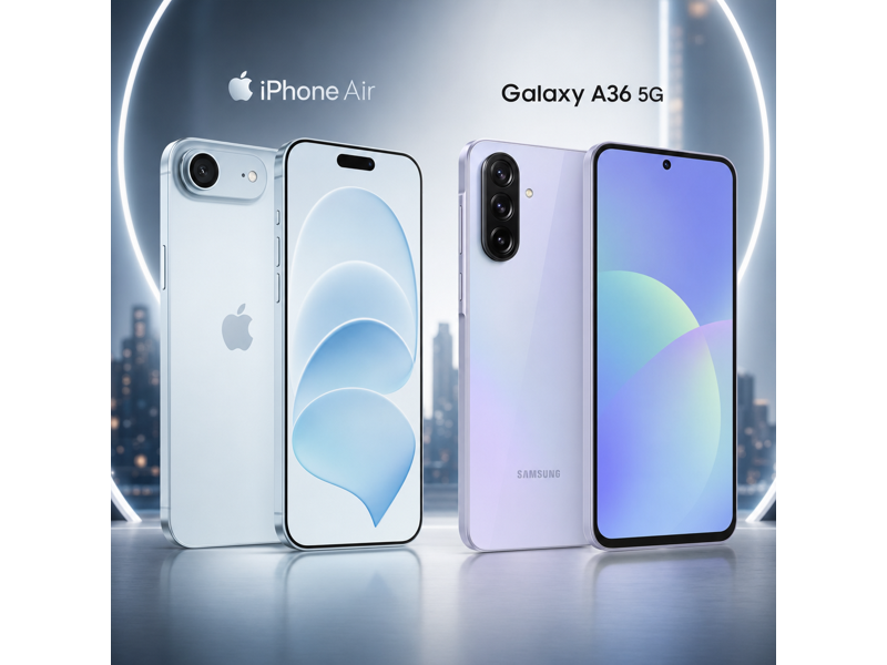 iphone air vs galaxy a36 5g camera comparison
