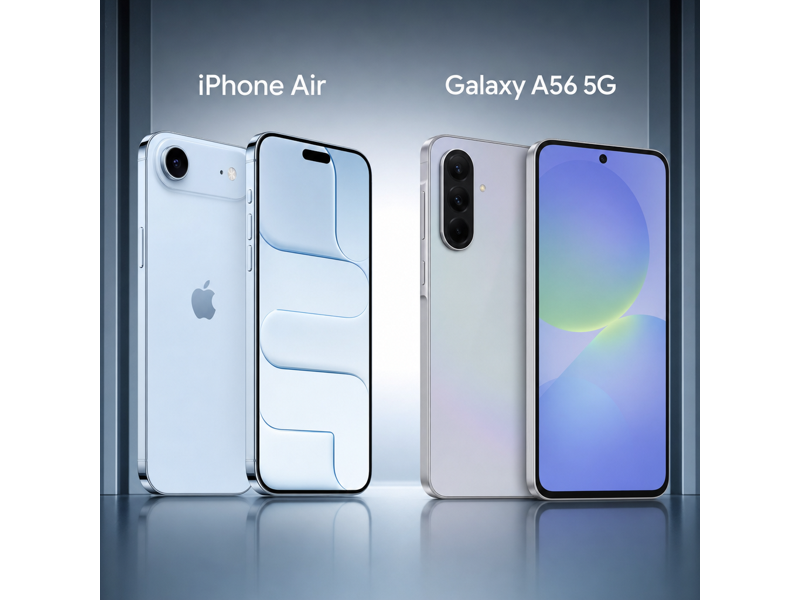 iphone air vs galaxy a56 5g camera comparison