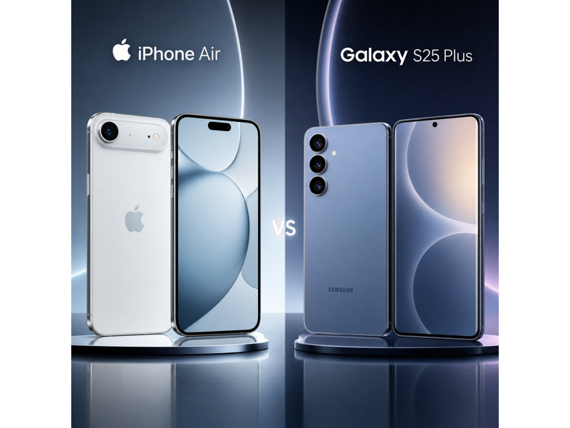 iphone air vs galaxy s25 plus camera comparison