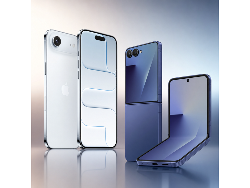 iphone air vs galaxy z flip7