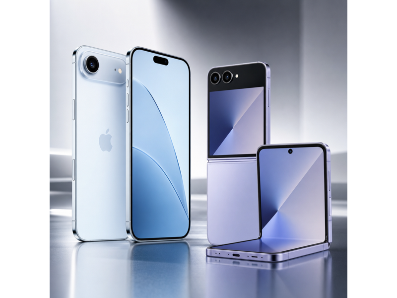 iphone air vs galaxy z flip7 camera comparison