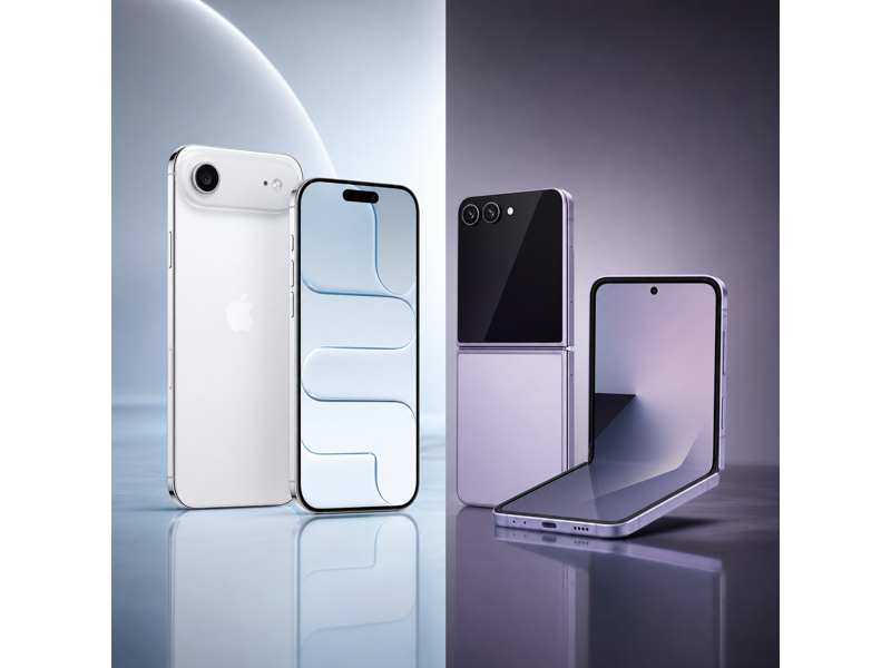 iphone air vs galaxy z flip7 fe camera comparison