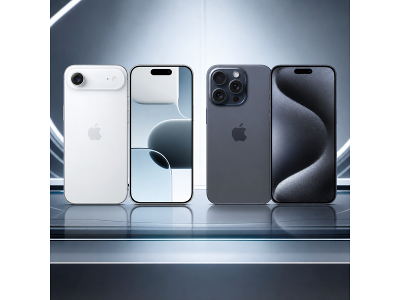 iphone air vs iphone 15 pro max camera comparison