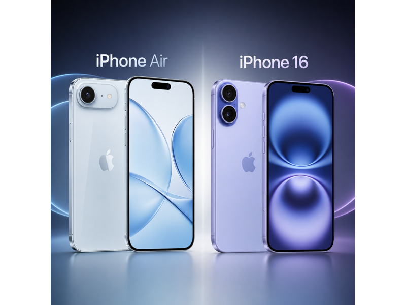 iphone air vs iphone 16 camera comparison