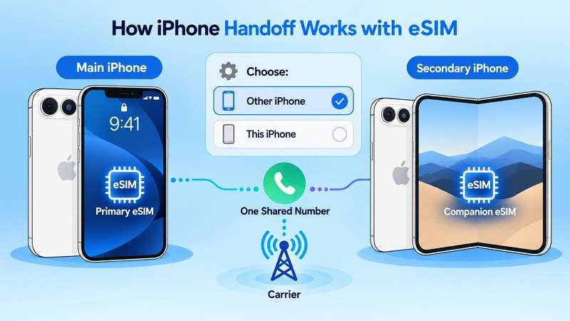 how iphone handoff works