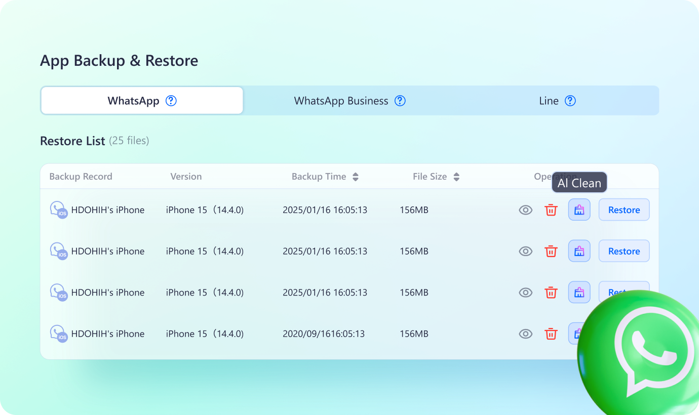 WhatsApp Restore