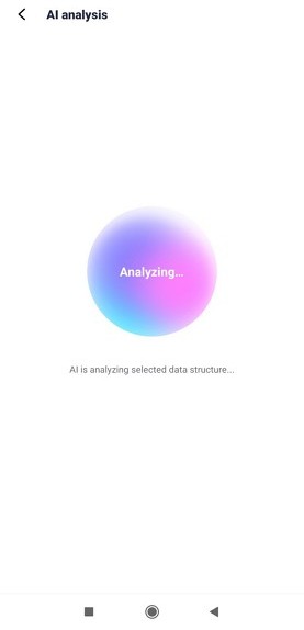 mobiletrans ai analyzing selected data