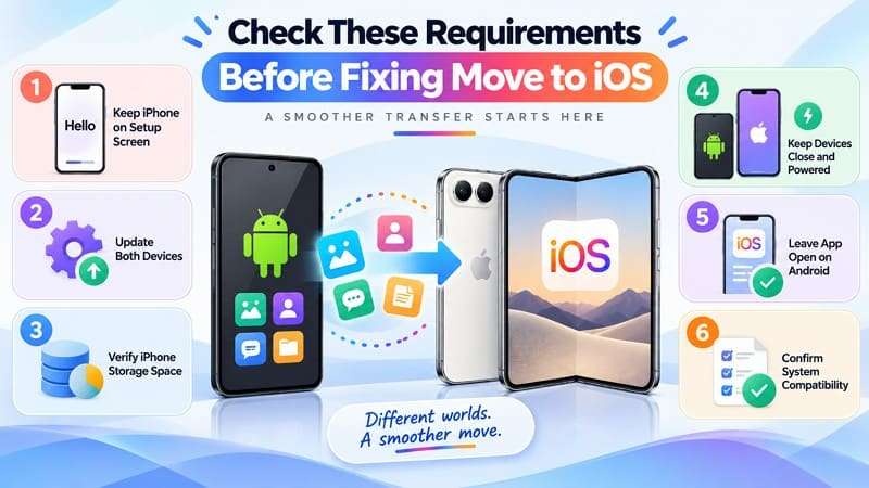 move to ios not working checks