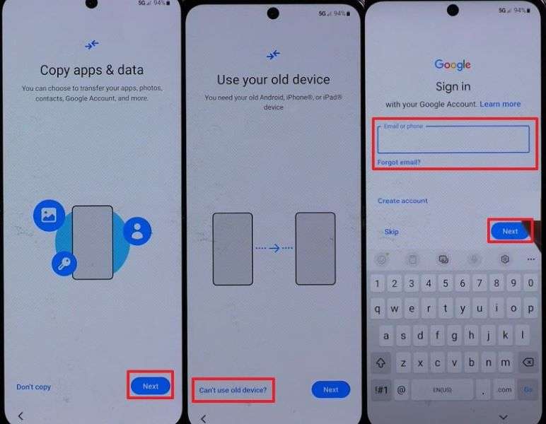 access copy app and data