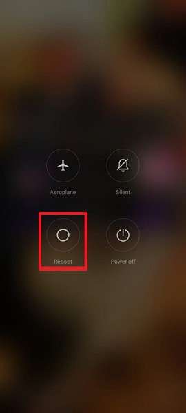 restart your android