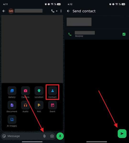 move contacts via whatsapp