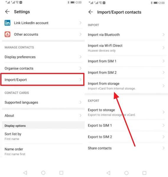 import vcf file from gmail