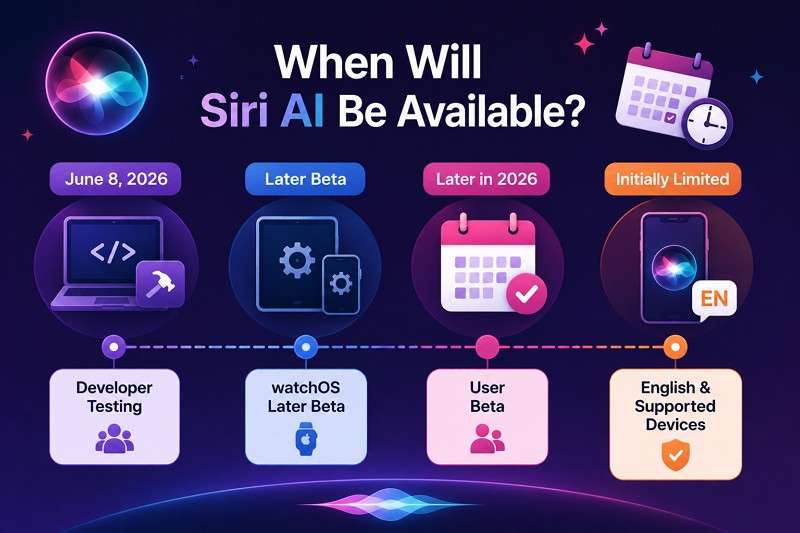 siri ai availability