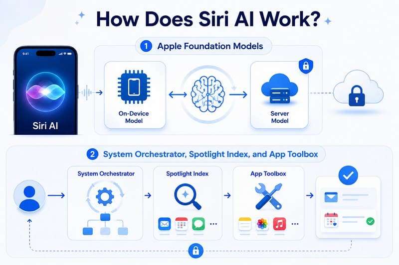 siri ai working