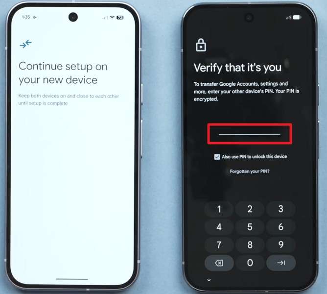 add the old passcode