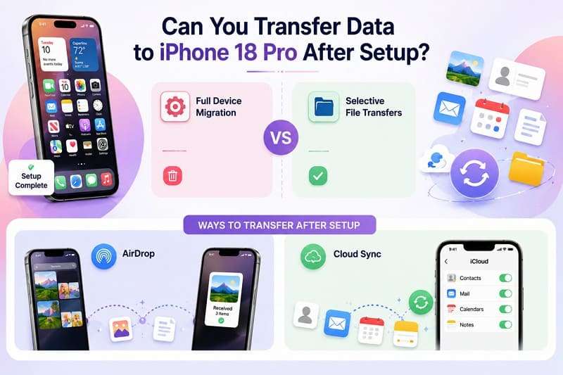 can you transfer after setup