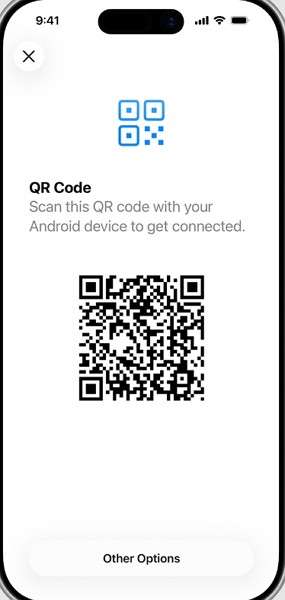 scan the qr code