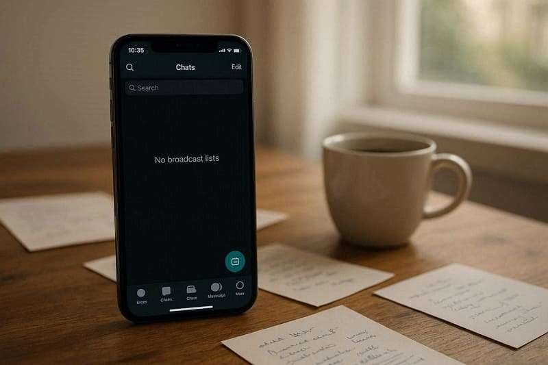 no show whatsapp broadcast list
