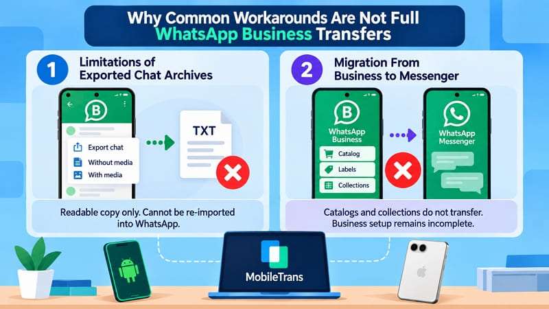 why whatsapp workarounds fail
