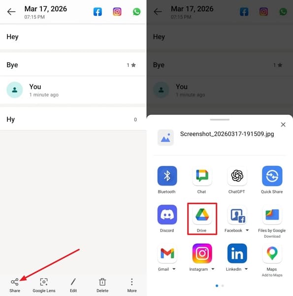 transfer poll screenshot cloud space