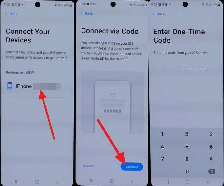 select iphone duo and continue