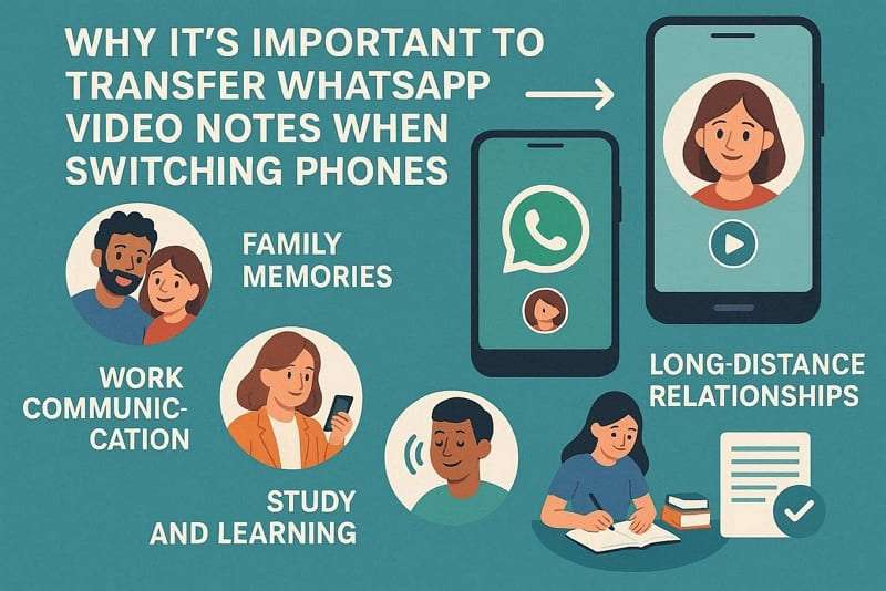 user scenarios transfer video notes whatsapp